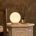 Lampă Flore din Lemn Maro Deschis | Reîncărcabilă, Dimabilă și fără Fir - imagine 7