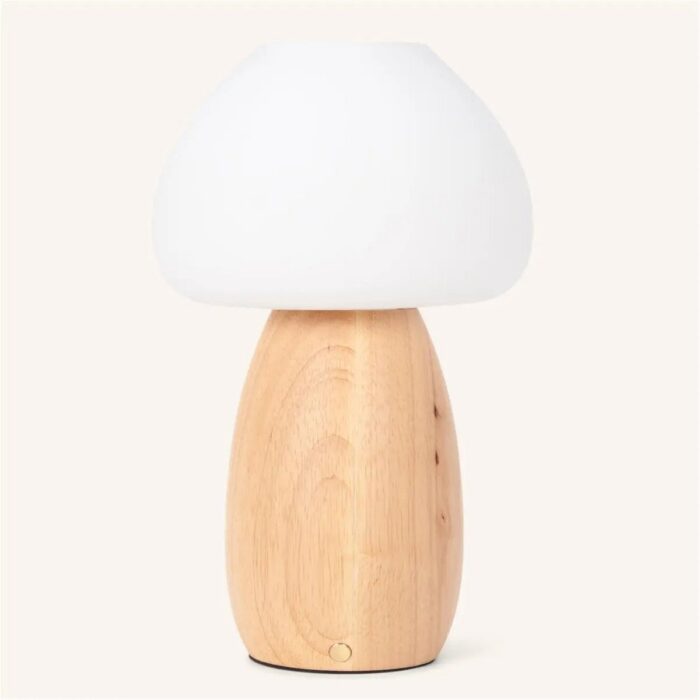 Lampă Ursuleț cu Lemn Natur | Reîncărcabilă, Fără Fir, Lumină Reglabilă - imagine 10