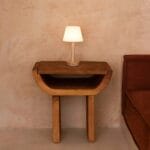 Lampă reîncărcabilă Zoë din lemn, maro deschis - imagine 6