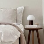 Lampă reîncărcabilă Fynn din lemn, maro închis - imagine 16