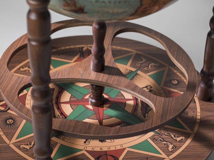 Glob Bar Calipso Laguna – Eleganță Clasică și Inspirație pentru Călătorii - imagine 4