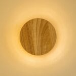 Aplică reîncărcabilă Lou din lemn, maro deschis - imagine 12