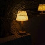 Lampă reîncărcabilă Zoë din lemn, maro deschis - imagine 10