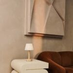 Lampă reîncărcabilă Zoë din lemn, maro deschis - imagine 4