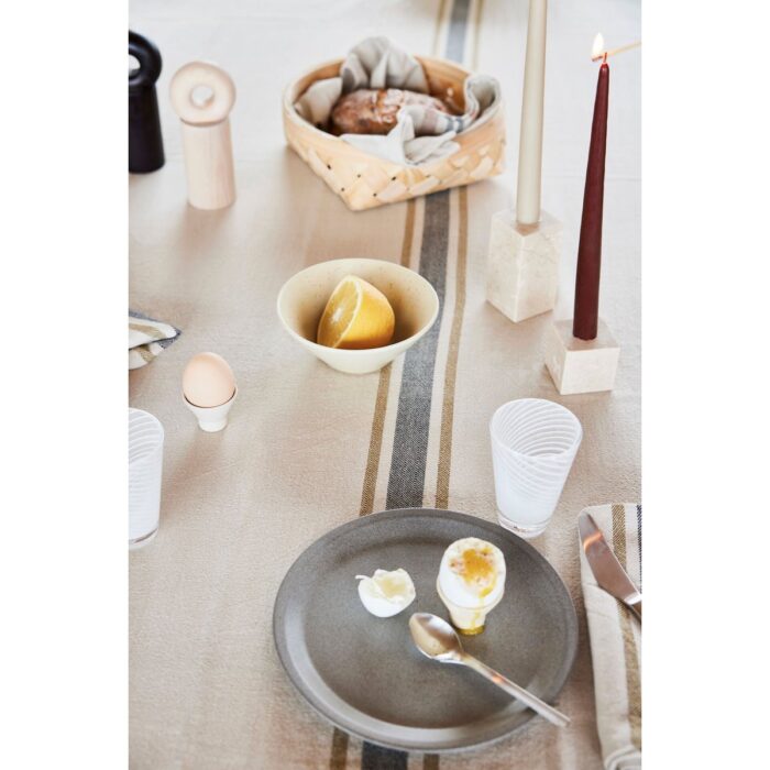 Suport lumânare pătrat din marmură Savi - imagine 2