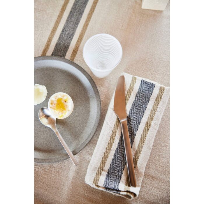 Față de masă Linu din bumbac organic, model spic, 200x140 cm - imagine 3