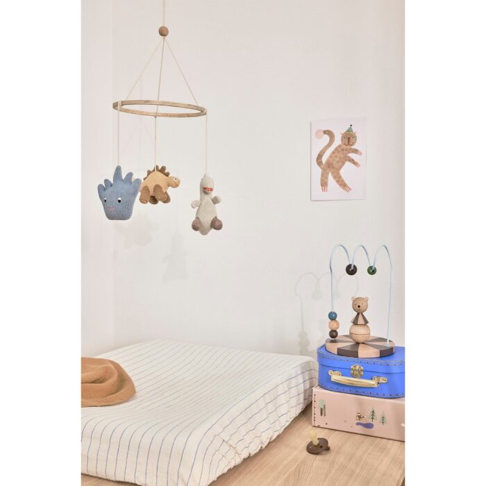 Abac din Lemn Ursulețul de Circ - Jucărie Educativă - imagine 3