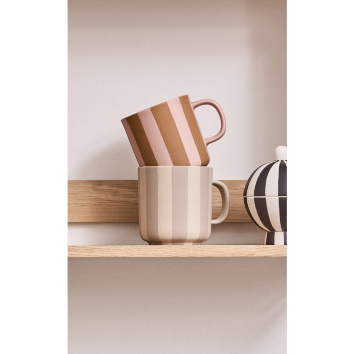 Cana Toppu cu dungi pictate manual - imagine 3