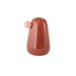 Vază Inka - Model Mic, Sticlă Suflată Manual în Nuanță de Nucșoară