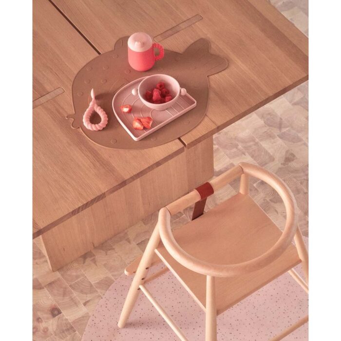 Suport farfurie din silicon Little Finn pentru copii - imagine 4