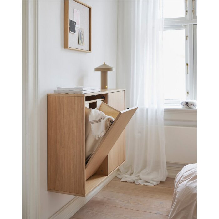 Coș de rufe Nordic pentru perete - imagine 3