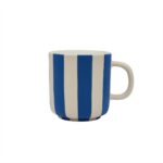 Cană Toppu cu design în dungi pictat manual