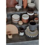Ghiveci Ceramic Inka Kana cu Mânere - Antracit - imagine 4