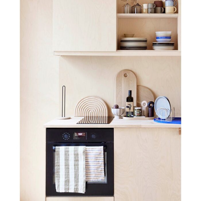 Suport pentru prosoape de bucătărie din marmură Savi - imagine 4