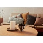 Bol Decorativ Toppu Mini - Design Minimalist în Alb și Negru - imagine 3