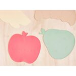 Suport farfurie pentru copii în formă de măr - imagine 3