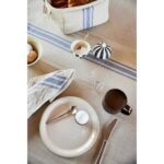 Față de masă Linu din bumbac organic cu model spic - 260x140 cm - imagine 2