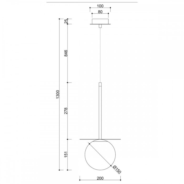 BORRA B - Lampă suspendată IP44 - imagine 5