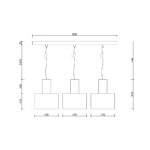 ENKEL 3L - Lampă suspendată - imagine 6