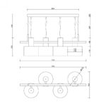 ENKEL 4 - Lampă suspendată - imagine 8