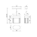 FLUMINA A - Lampă suspendată - imagine 8