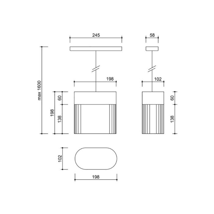 FLUMINA A - Lampă suspendată - imagine 8