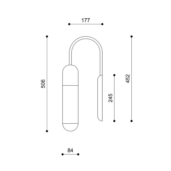 FUNSUI W A - Aplică de perete - imagine 6