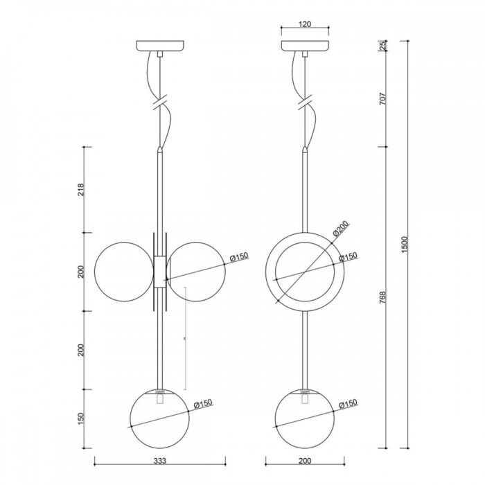 FURIKO B - Lampă suspendată - imagine 4