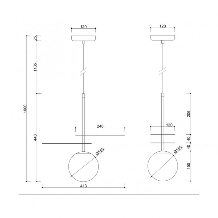 FYLLO A - Lampă suspendată - imagine 8