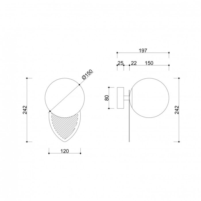 FYLLO B - Aplică de perete IP44 - imagine 6