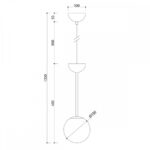 GLADIO - Lampă suspendată - imagine 6