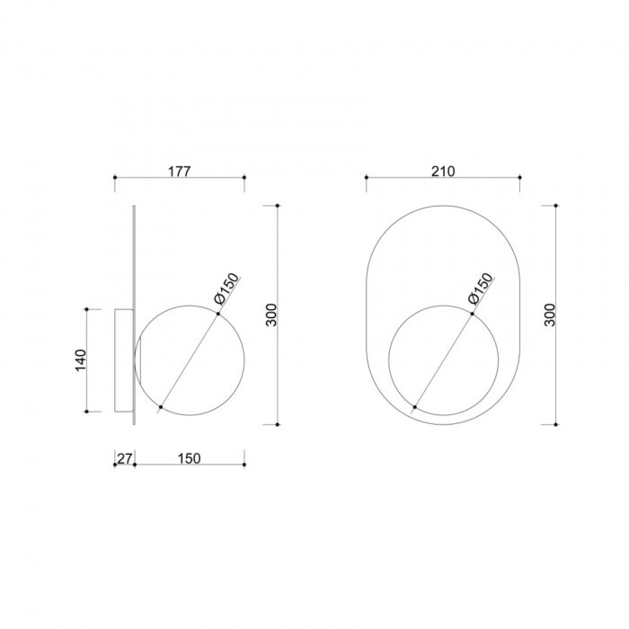 HANEA - Aplică de perete IP44 - imagine 6
