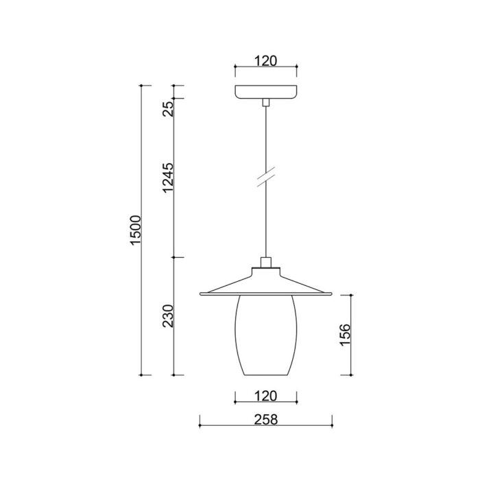 JINGU A - Lampă suspendată - imagine 7