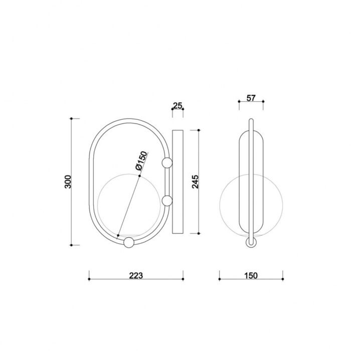 KOBAN D - Aplică de perete IP44 - imagine 4