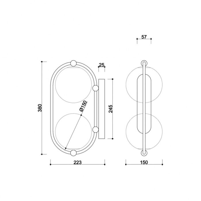 KOBAN E - Aplică de perete IP44 - imagine 4