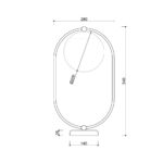 KOBAN ST - Lampă de masă neagră - imagine 5