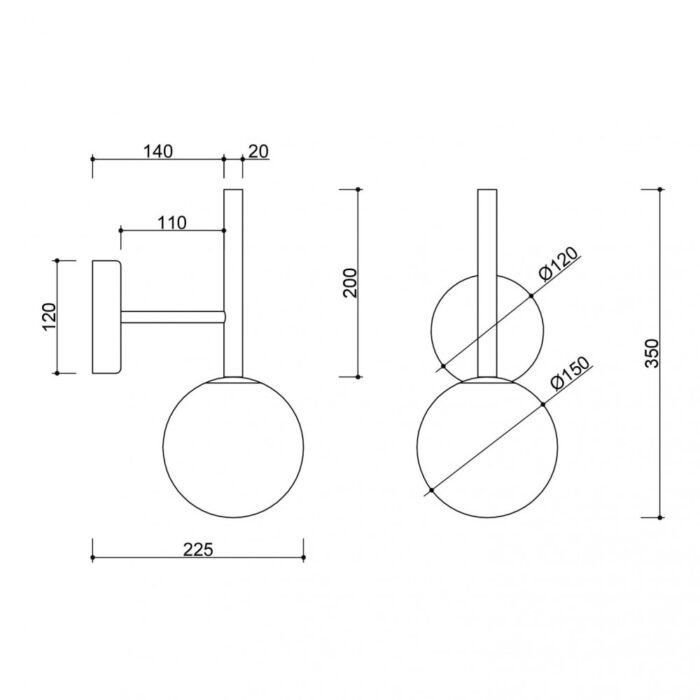 KOP A - Aplică de perete IP44 - imagine 6