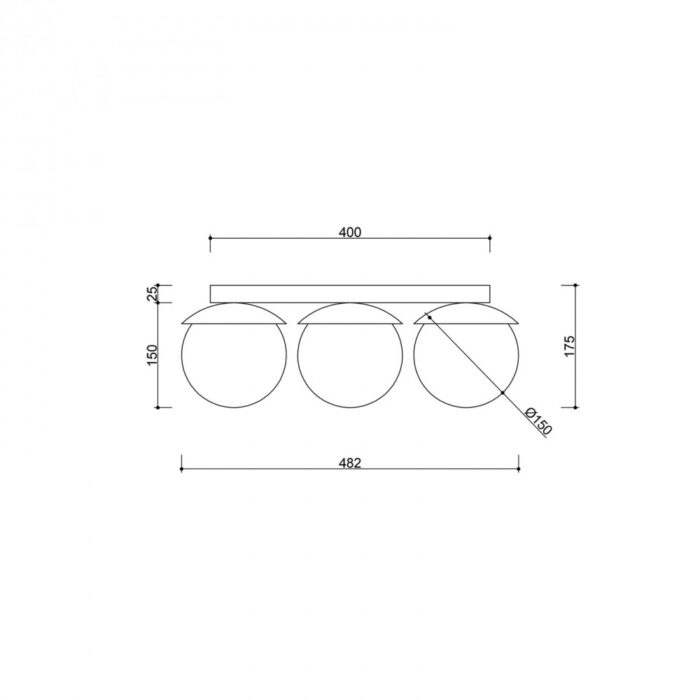 KUUL B - Plafonieră - imagine 4