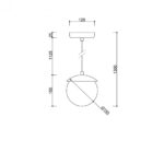 KUUL F - Lampă suspendată IP44 - imagine 4