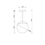 KUUL G - Lampă suspendată IP44 - imagine 2