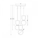 LUOTI 3P - Lampă suspendată - imagine 2