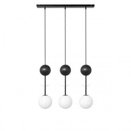 negru (Jet Black RAL 9005) / alamă