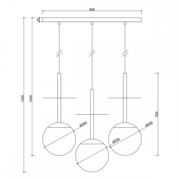 PLAAT A 3L - Plafonieră - imagine 3