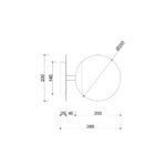 PLAAT C - Aplică de perete IP44 - imagine 4