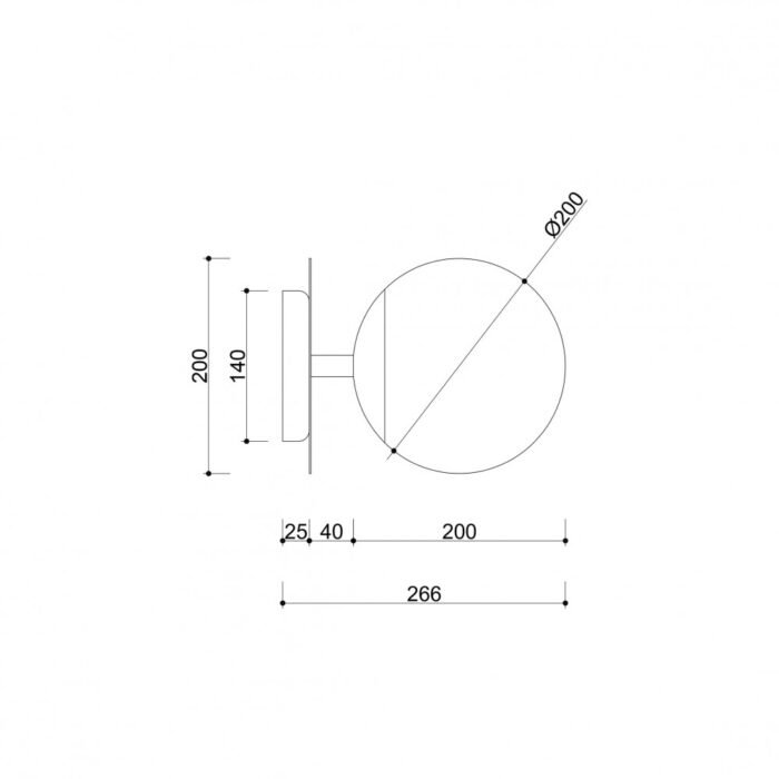 PLAAT C - Aplică de perete - imagine 4
