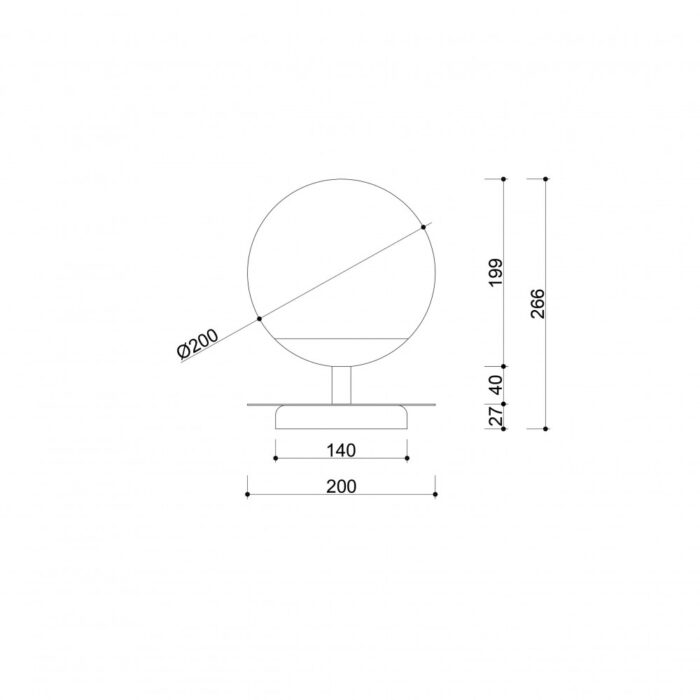 PLAAT ST - Lampă de masă - imagine 5