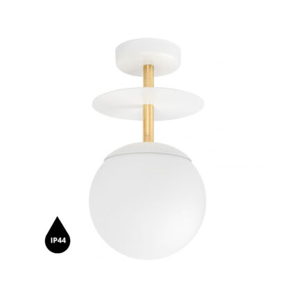 alb (Signal White RAL 9003) / alamă