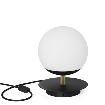 negru (Jet Black RAL 9005) / alamă