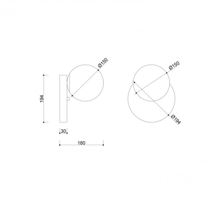 REFA A - Aplică de perete - imagine 5