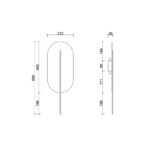 ROKKE - Aplică de perete neagră cu finisaj din alamă - imagine 6